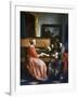 A Man and a Woman Seated by a Virginal, C1649-1667-Gabriel Metsu-Framed Giclee Print