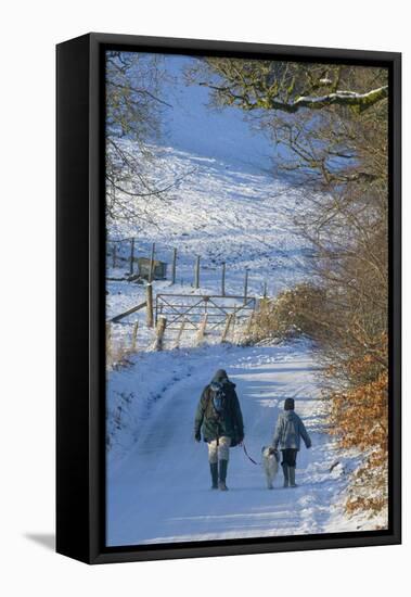 A Man and Boy-Graham Lawrence-Framed Stretched Canvas