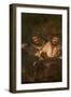 A Man and Two Women Laughing-Francisco de Goya-Framed Giclee Print