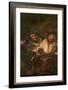 A Man and Two Women Laughing-Francisco de Goya-Framed Giclee Print