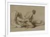 A Man and Woman Making Love, Plate I of "Liebe," 1901-Mihaly von Zichy-Framed Giclee Print