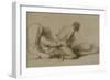 A Man and Woman Making Love, Plate I of "Liebe," 1901-Mihaly von Zichy-Framed Giclee Print
