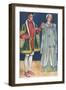 'A Man and Woman of The Time of Edward VI', 1907-Dion Clayton Calthrop-Framed Giclee Print