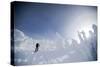 A Man Backcountry Skiing on Mt. Tumalo, Oregon Cascades-Bennett Barthelemy-Stretched Canvas