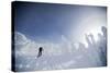 A Man Backcountry Skiing on Mt. Tumalo, Oregon Cascades-Bennett Barthelemy-Stretched Canvas