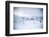 A Man Backcountry Skiing on Mt. Tumalo, Oregon Cascades-Bennett Barthelemy-Framed Photographic Print