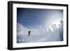 A Man Backcountry Skiing on Mt. Tumalo, Oregon Cascades-Bennett Barthelemy-Framed Photographic Print