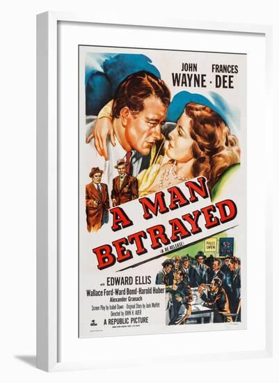 A Man Betrayed-null-Framed Art Print