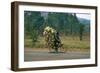 A Man Carrying Goods by Bike, Uganda-null-Framed Giclee Print