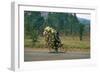 A Man Carrying Goods by Bike, Uganda-null-Framed Giclee Print