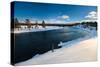 A Man Casts Along The Banks Of The Madison River Near West Yellowstone, Yellowstone National Park-Ben Herndon-Stretched Canvas