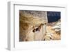 A Man Climbs Center Trinity, 5.13A, Little Cottonwood Canyon, Utah-Louis Arevalo-Framed Photographic Print