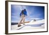 A Man Climbs the 13,000 Foot, Colorado Peak: Mount Bancroft - Alice, Colorado-Dan Holz-Framed Photographic Print