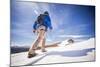 A Man Climbs the 13,000 Foot, Colorado Peak: Mount Bancroft - Alice, Colorado-Dan Holz-Mounted Photographic Print