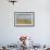 A Man Cycles with a Family Member on the Back of His Bicycle Between La Paz and Tiwanaku-Alex Saberi-Framed Photographic Print displayed on a wall