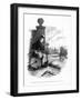 A Man Fishing Illegally-null-Framed Giclee Print