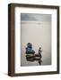 A Man Fishing on Phewa Tal (Phewa Lake), Pokhara, Nepal, Asia-Andrew Taylor-Framed Photographic Print