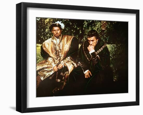 A Man For All Seasons, Robert Shaw, Paul Scofield, 1966-null-Framed Photo