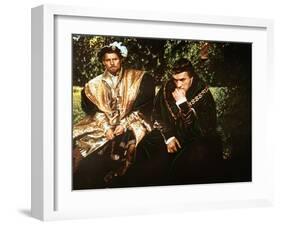 A Man For All Seasons, Robert Shaw, Paul Scofield, 1966-null-Framed Photo