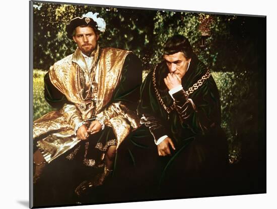 A Man For All Seasons, Robert Shaw, Paul Scofield, 1966-null-Mounted Photo