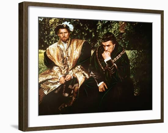 A Man For All Seasons, Robert Shaw, Paul Scofield, 1966-null-Framed Photo