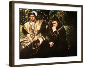 A Man For All Seasons, Robert Shaw, Paul Scofield, 1966-null-Framed Photo