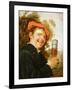 A Man in a Landscape, Raising a Beer Glass-Petrus Staverenus-Framed Giclee Print