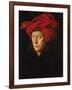 A Man in a Red Turban (Self-Portrait of Jan Van Eyck), 1433-Jan van Eyck-Framed Giclee Print