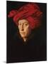 A Man in a Red Turban (Self-Portrait of Jan Van Eyck), 1433-Jan van Eyck-Mounted Giclee Print