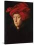 A Man in a Red Turban (Self-Portrait of Jan Van Eyck), 1433-Jan van Eyck-Stretched Canvas