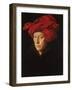 A Man in a Red Turban (Self-Portrait of Jan Van Eyck), 1433-Jan van Eyck-Framed Premium Giclee Print