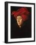 A Man in a Red Turban (Self-Portrait of Jan Van Eyck), 1433-Jan van Eyck-Framed Premium Giclee Print