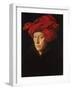 A Man in a Red Turban (Self-Portrait of Jan Van Eyck), 1433-Jan van Eyck-Framed Premium Giclee Print