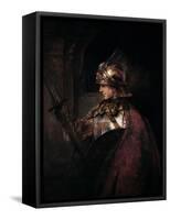 A Man in Armour, 1655-Rembrandt van Rijn-Framed Stretched Canvas