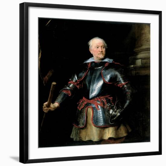 A Man in Armour, C.1621-27-Sir Anthony Van Dyck-Framed Giclee Print