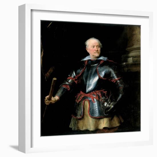 A Man in Armour, C.1621-27-Sir Anthony Van Dyck-Framed Giclee Print