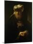 A Man in Oriental Costume-Rembrandt van Rijn-Mounted Giclee Print