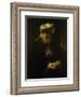 A Man in Oriental Costume-Rembrandt van Rijn-Framed Giclee Print