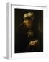 A Man in Oriental Costume-Rembrandt van Rijn-Framed Giclee Print