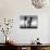 A Man Looks out Towards the Ocean as a Winter Rain Storm Falls on Seal Beach-null-Photographic Print displayed on a wall