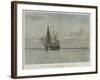 A Man-O'-War of 1798-Eduardo de Martino-Framed Giclee Print