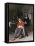 A Man Offering an Oyster to a Woman, C1660-1665-Jan Steen-Framed Stretched Canvas