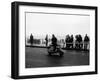 A Man on a Lambretta Scooter, Taking Part in the Daily Express Rally, 1953-null-Framed Photographic Print