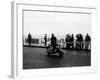 A Man on a Lambretta Scooter, Taking Part in the Daily Express Rally, 1953-null-Framed Photographic Print