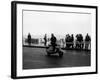 A Man on a Lambretta Scooter, Taking Part in the Daily Express Rally, 1953-null-Framed Photographic Print