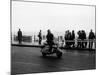 A Man on a Lambretta Scooter, Taking Part in the Daily Express Rally, 1953-null-Mounted Photographic Print