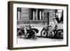 A Man on a Norton Bike, Model 16H 490CC SV, 1924-null-Framed Photographic Print