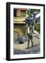 A Man on His Way to Market to Sell a Pig, Jamaica, C1900s-null-Framed Giclee Print