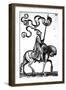 A Man on Horseback, 1576-Melchior Lorck-Framed Giclee Print