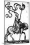 A Man on Horseback, 1576-Melchior Lorck-Mounted Giclee Print